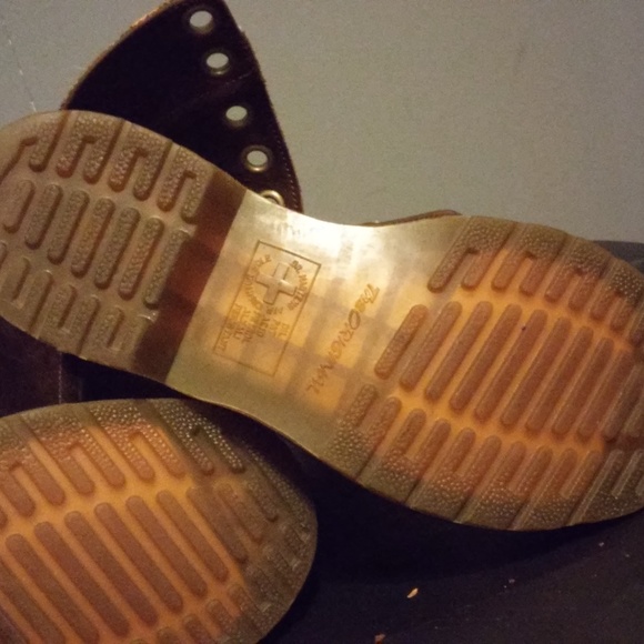 Dr.Martens brown Victorian floral triumph boots! - Picture 4 of 6